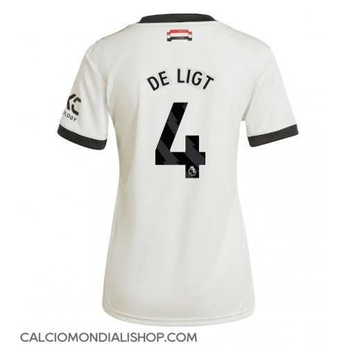 Maglie da calcio Manchester United Matthijs de Ligt #4 Terza Maglia Femminile 2024-25 Manica Corta